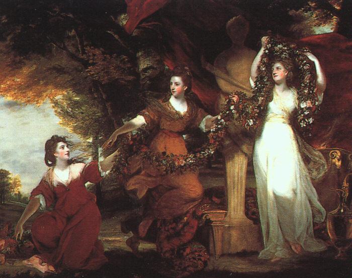 Sir Joshua Reynolds Ladies Adorning a Term of Hymen Germany oil painting art